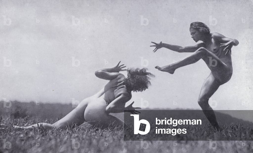 The Body Beautiful, Physical Culture for Women (b/w photo)