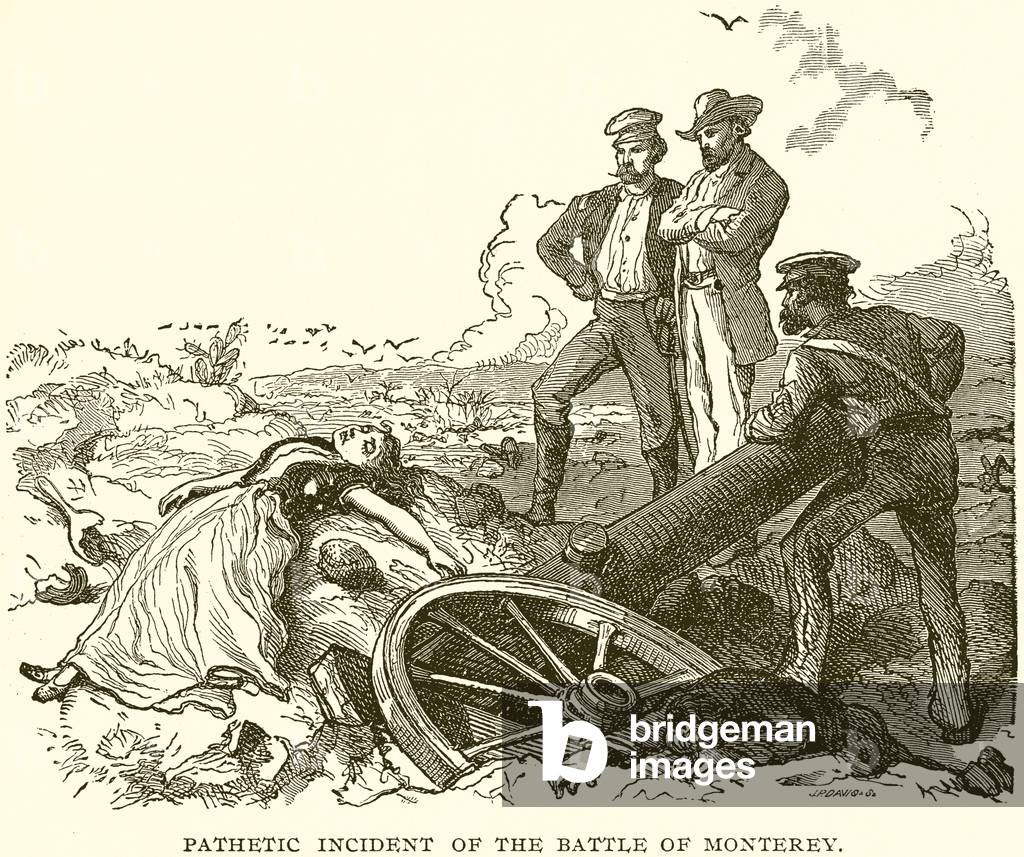 Pathetic Incident of the Battle of Monterey (engraving)