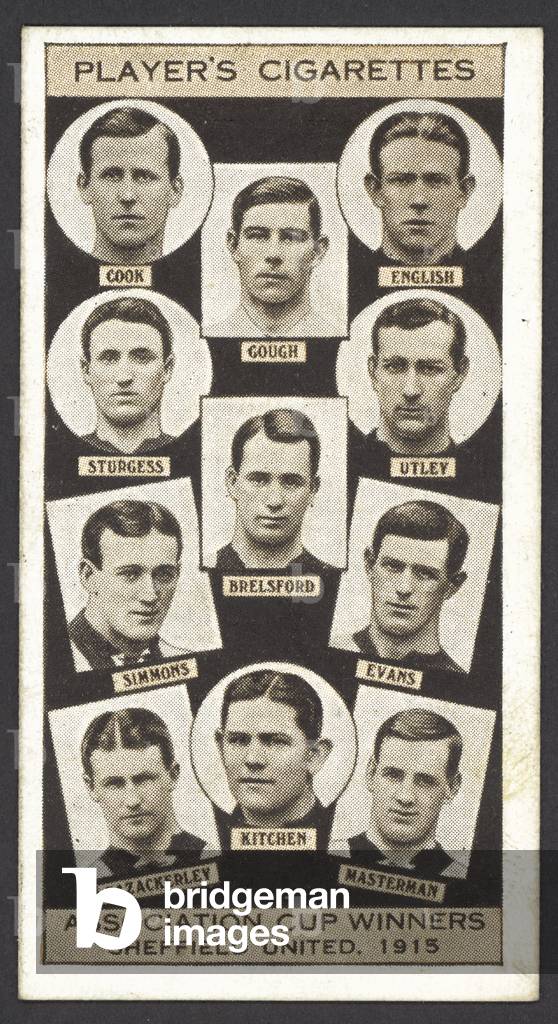 Association Cup Winners, Sheffield United, 1915 (litho)