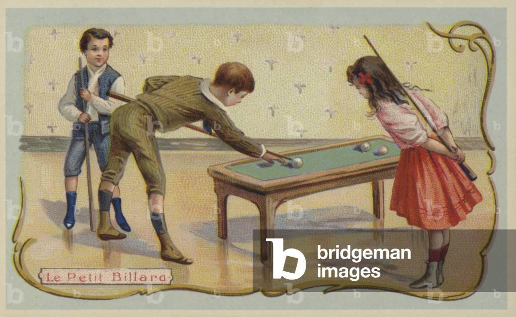 Billiards (chromolitho)