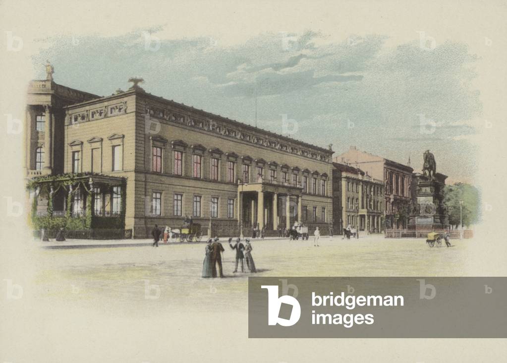 Palais Kaiser Wilhelms I, The Palace of the late Emperor William I (coloured photo)