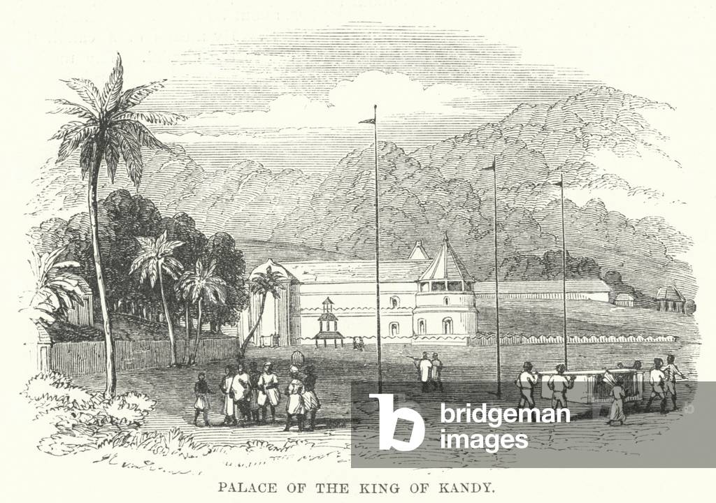Palace of the King of Kandy (engraving)
