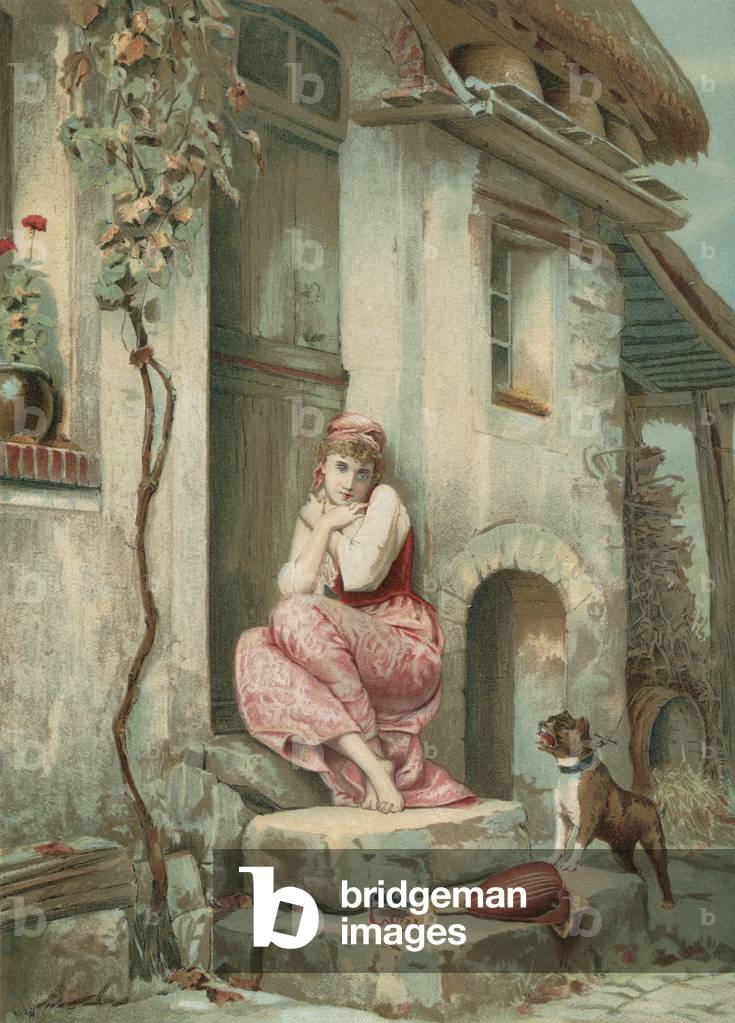 "La Cigale", 20th Secolo di Emile Pierre Metzmacher