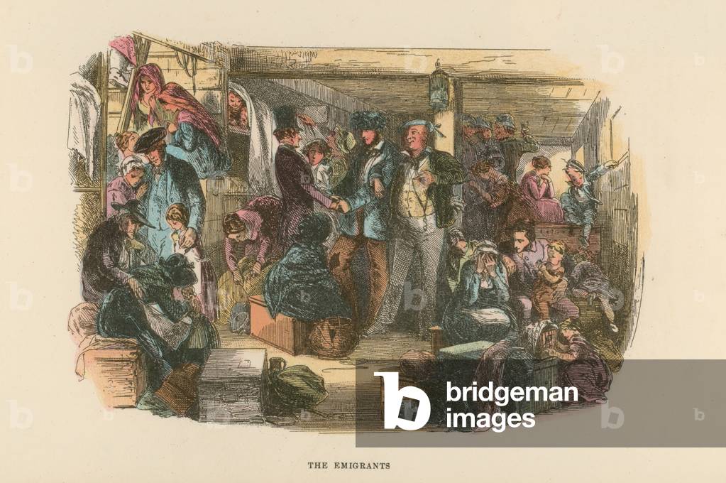 Illustration for David Copperfield (colour litho)