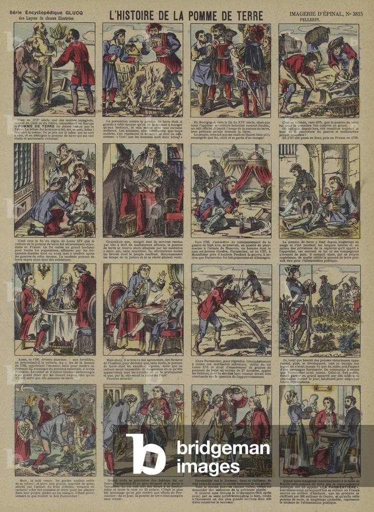 The story of the potato  (Epinal print)