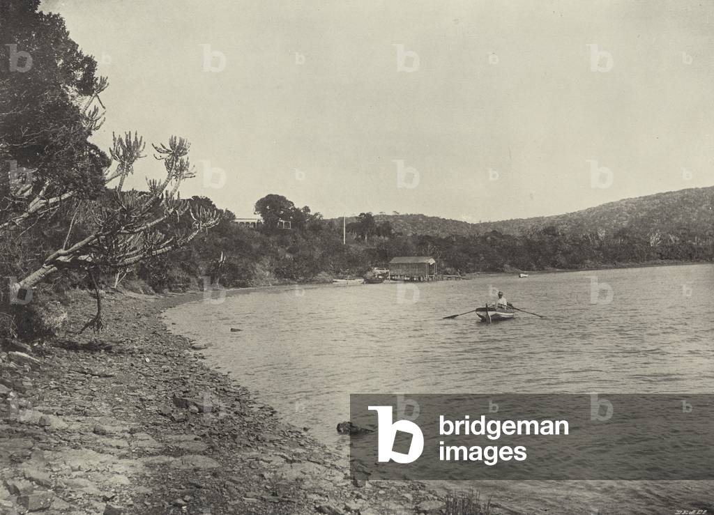 A Bend in the Kowie River (b/w photo)