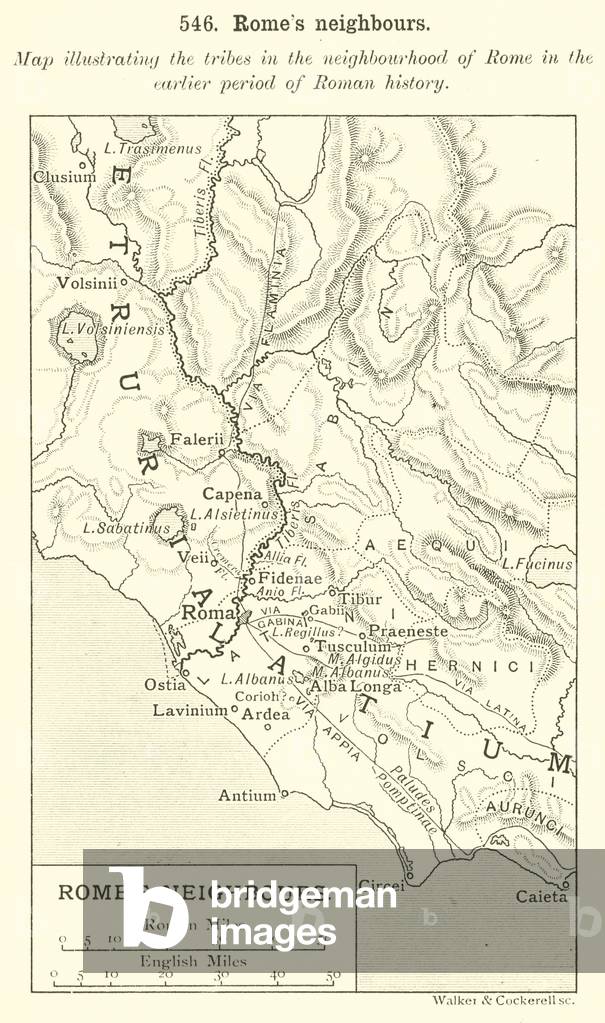 Rome's neighbours (engraving)
