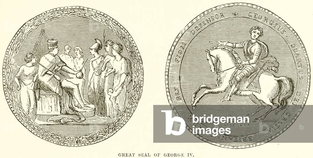 Great Seal of George IV (engraving)