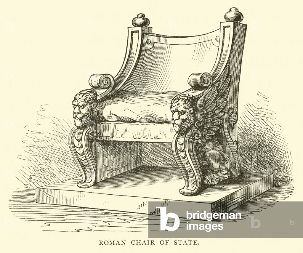 Roman Chair of State (engraving)