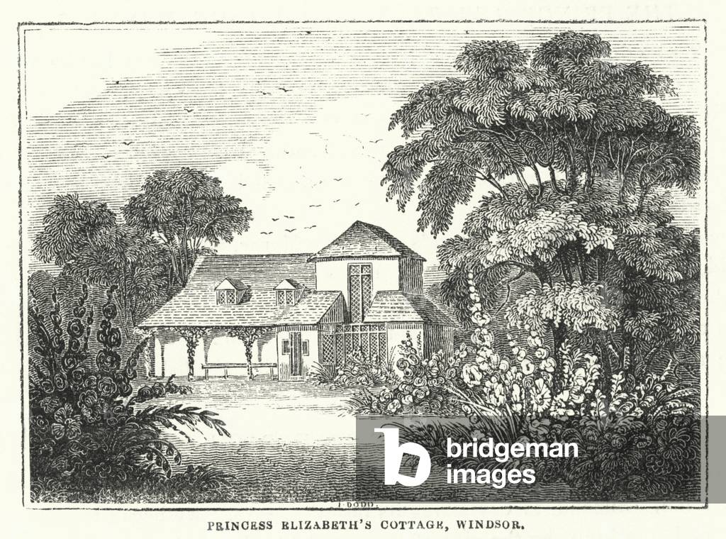 Princess Elizabeth's Cottage, Windsor (engraving)