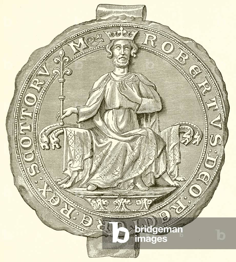 Seal of Robert Bruce, King of Scots (engraving)