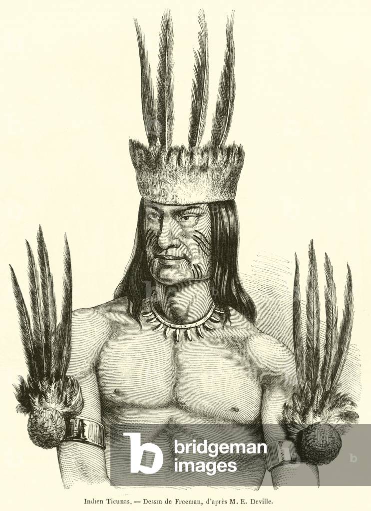 Indien Ticunas (engraving)