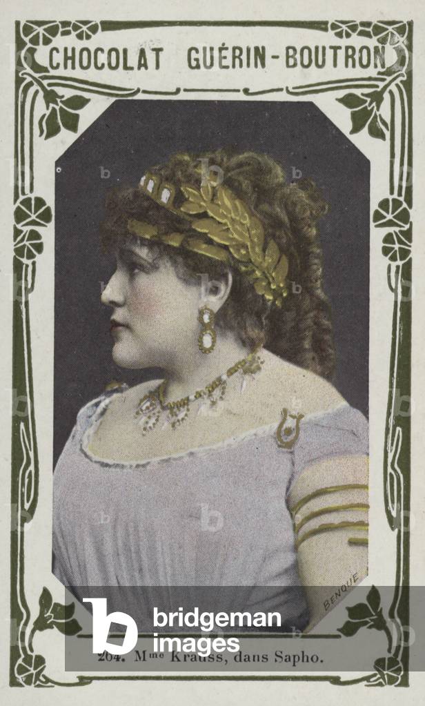 Madame Krauss, dans Sapho (coloured photo)