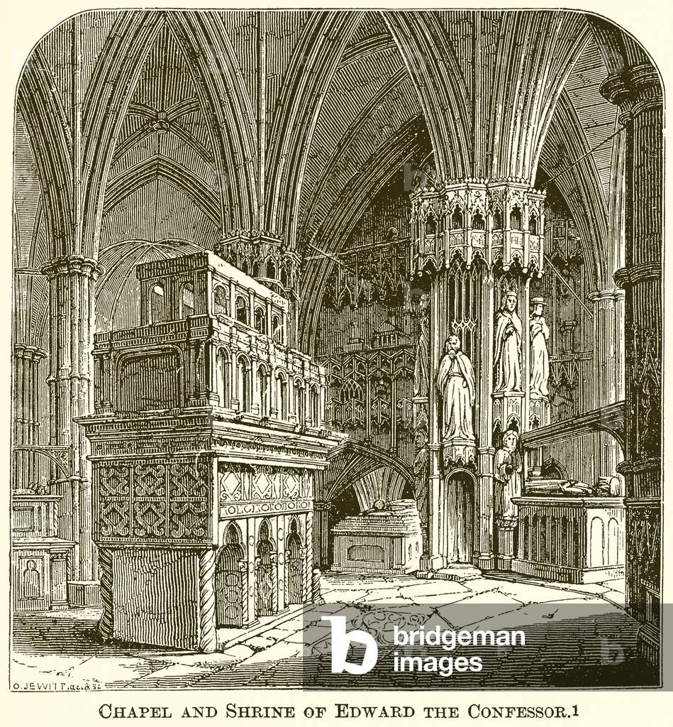 Chapel and Shrine of Edward the Confessor (engraving)