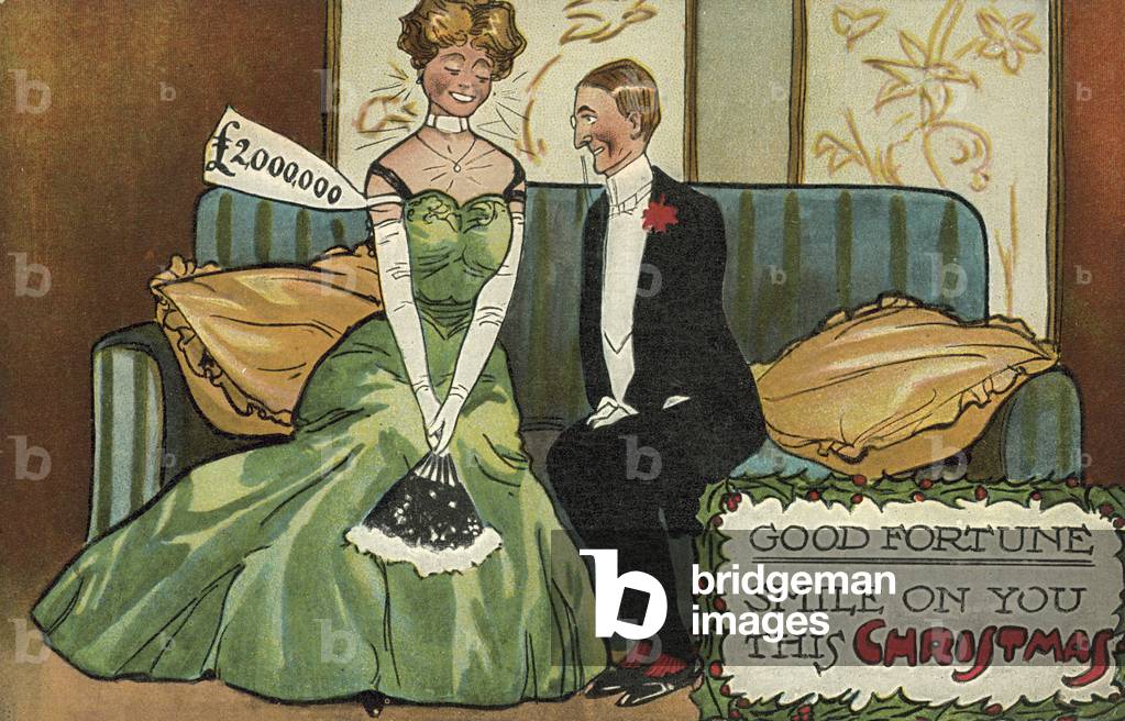 May good fortune smile on you this Christmas! (colour litho)