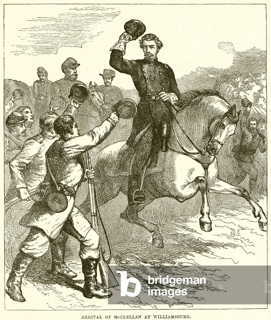 Arrival of McClellan at Williamsburg (engraving)