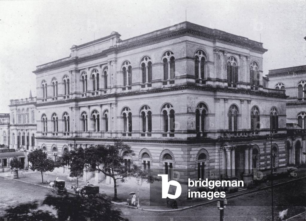 Calcutta: The Currency Office (b/w photo)