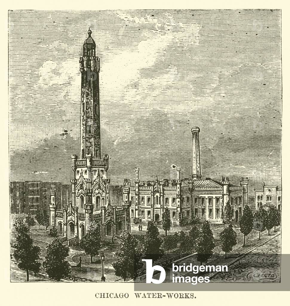 Chicago Water-works (engraving)