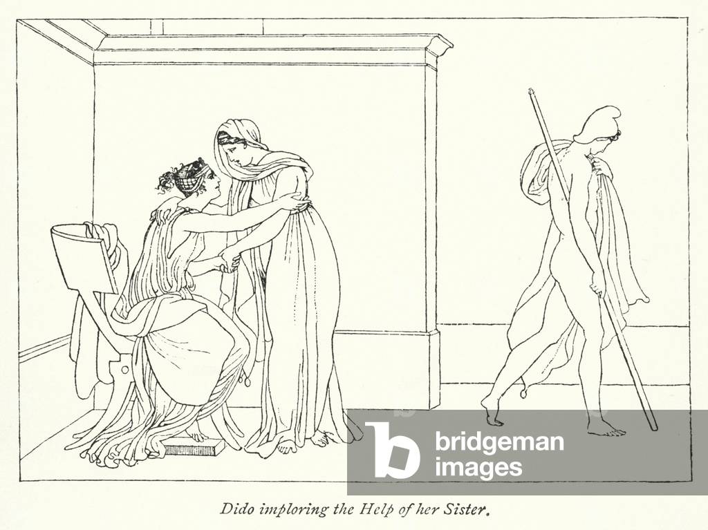 Dido imploring the Help of her Sister (litho)