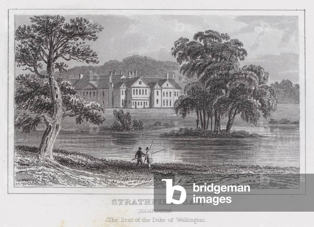 Strathfieldsay, Hampshire (engraving)