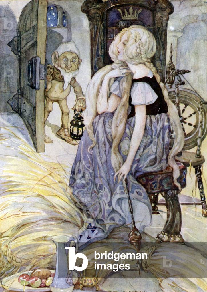 The Miller's Daughter (colour litho)