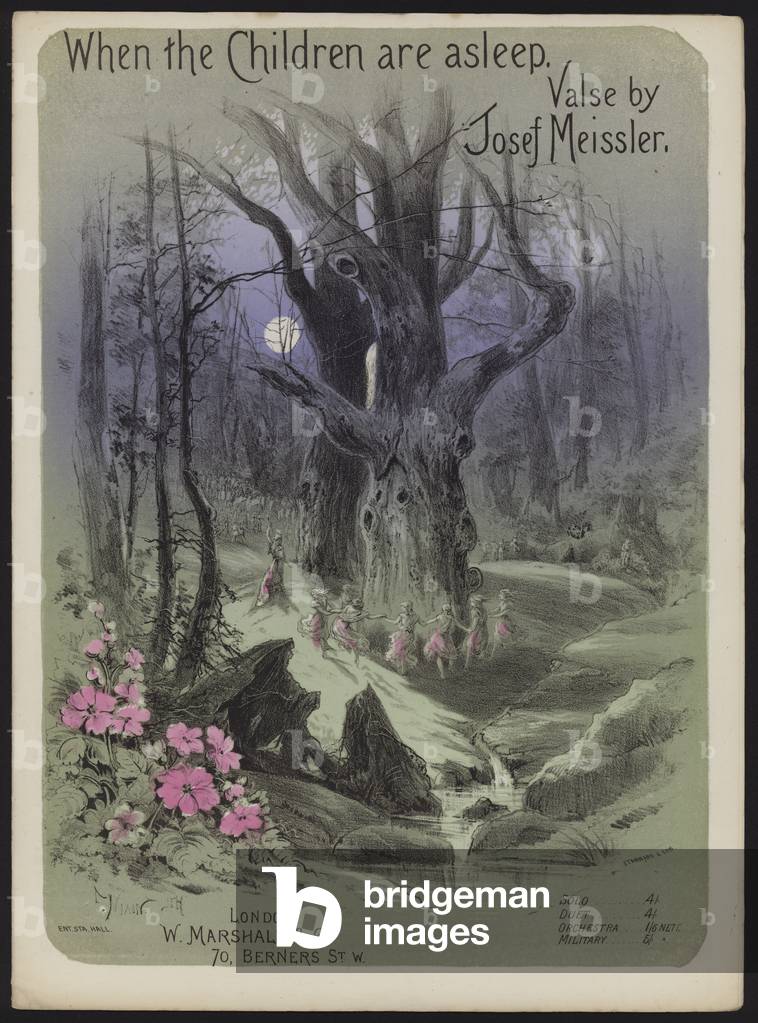 When The Children Are Asleep, Waltz, Josef Meissler (colour litho)