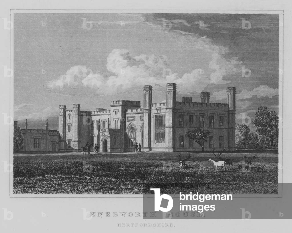 Knebworth House, Hertfordshire (engraving)