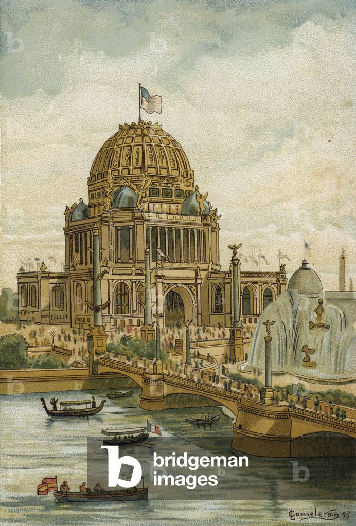 Administration Building, World's Columbian Exposition, Chicago, 1893 (chromolitho)