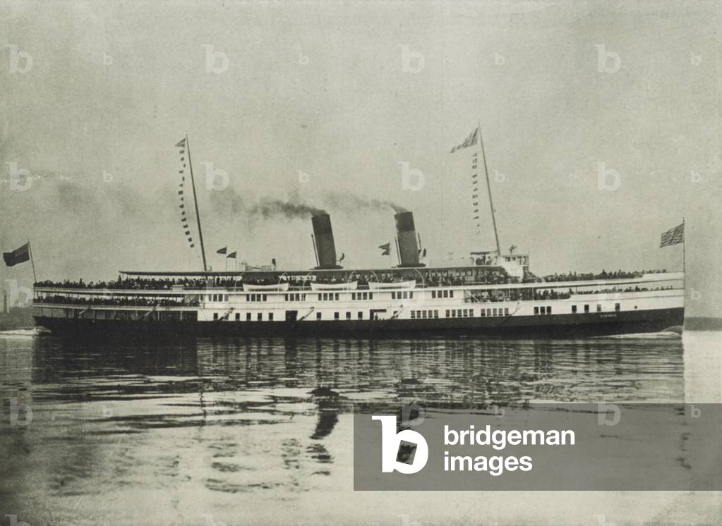 Toronto: The Steamer Cayuga, Niagara Navigation Company (b/w photo)