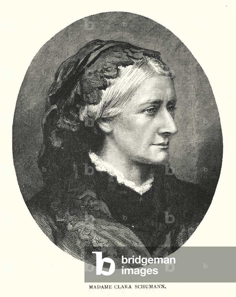 Madame Clara Schumann (engraving)
