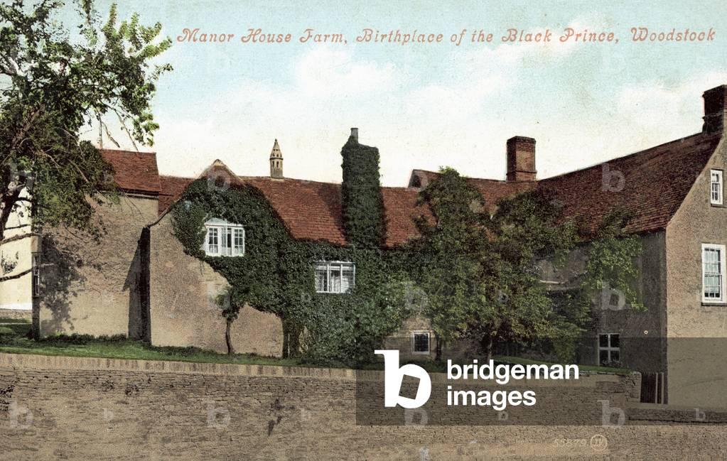 Manor House Farm, Woodstock, Birthplace of The Black Prince (colour photo)