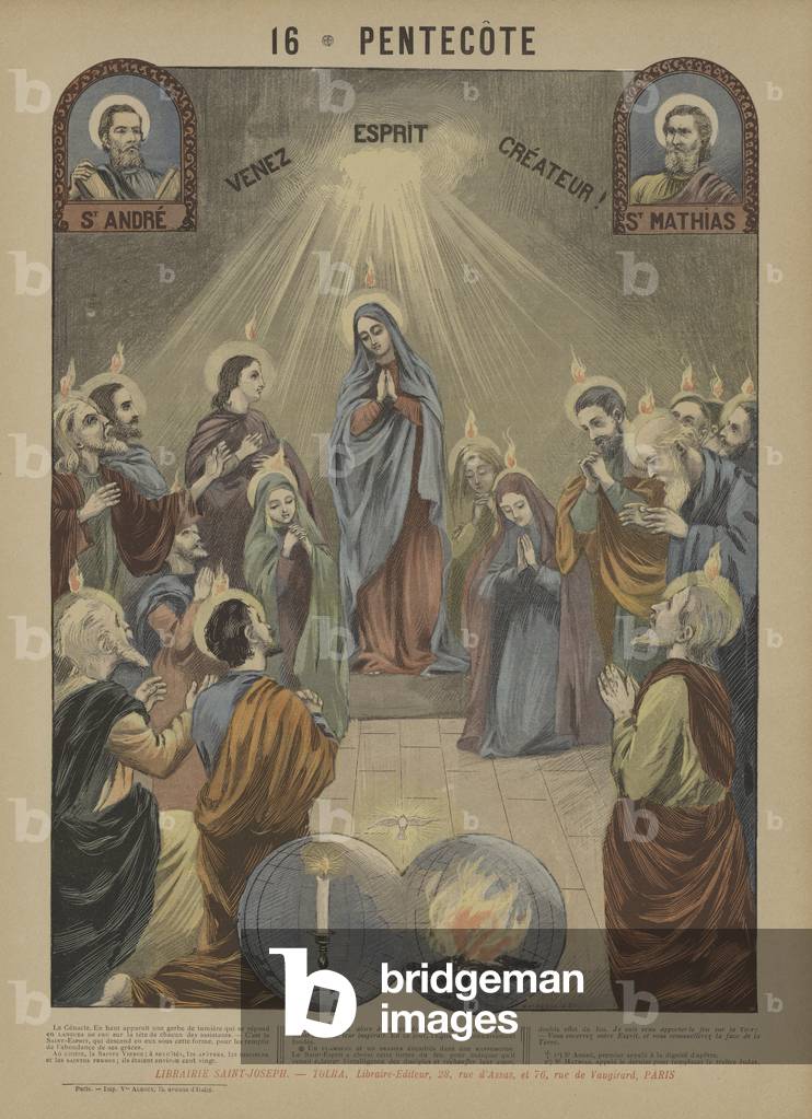 Pentecost (colour litho)