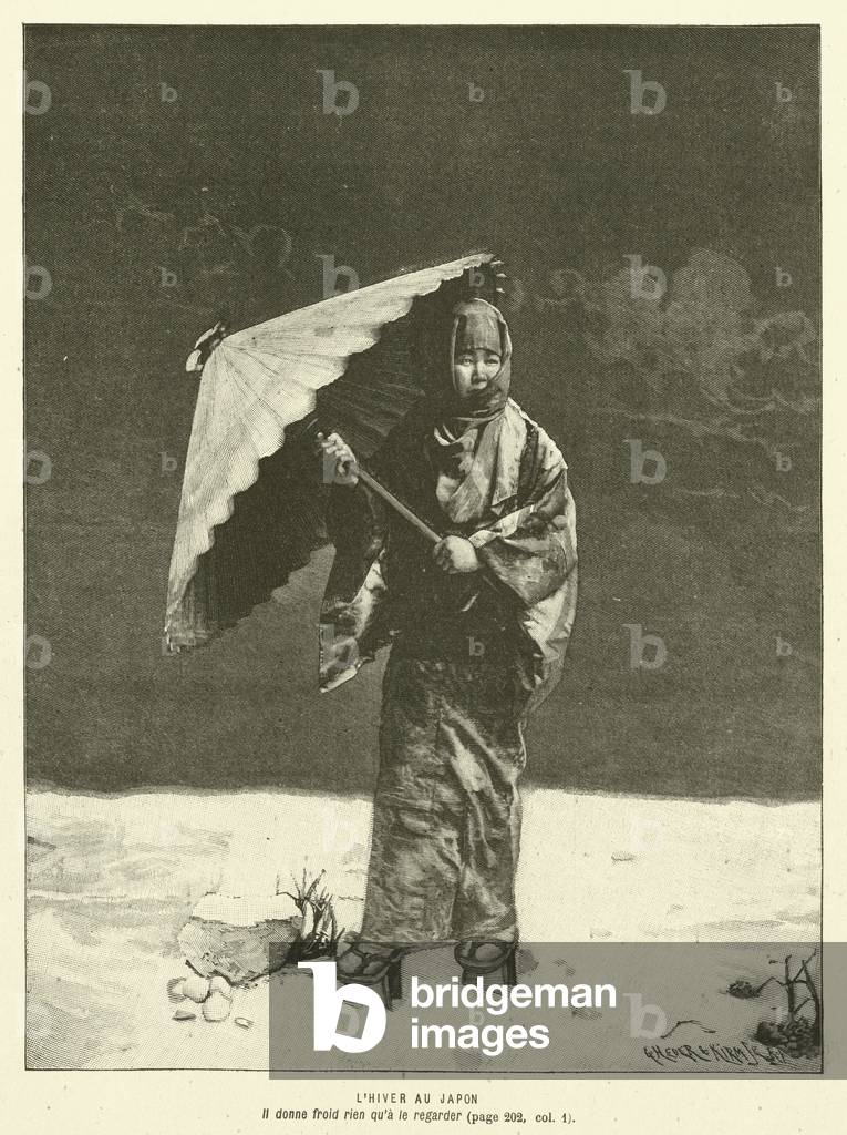L'Hiver Au Japon (engraving)