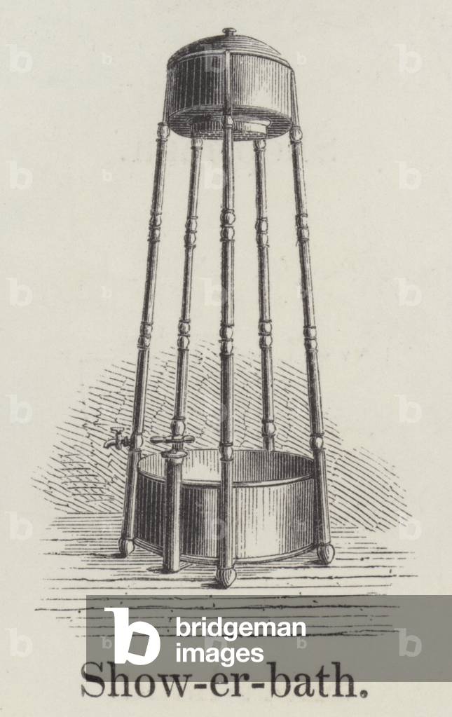 Shower bath (engraving)