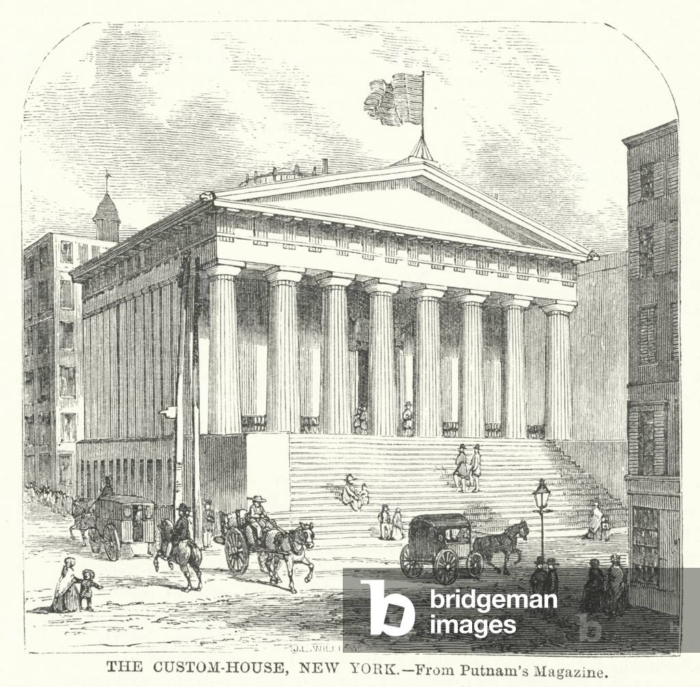 The Custom-House, New York (engraving)
