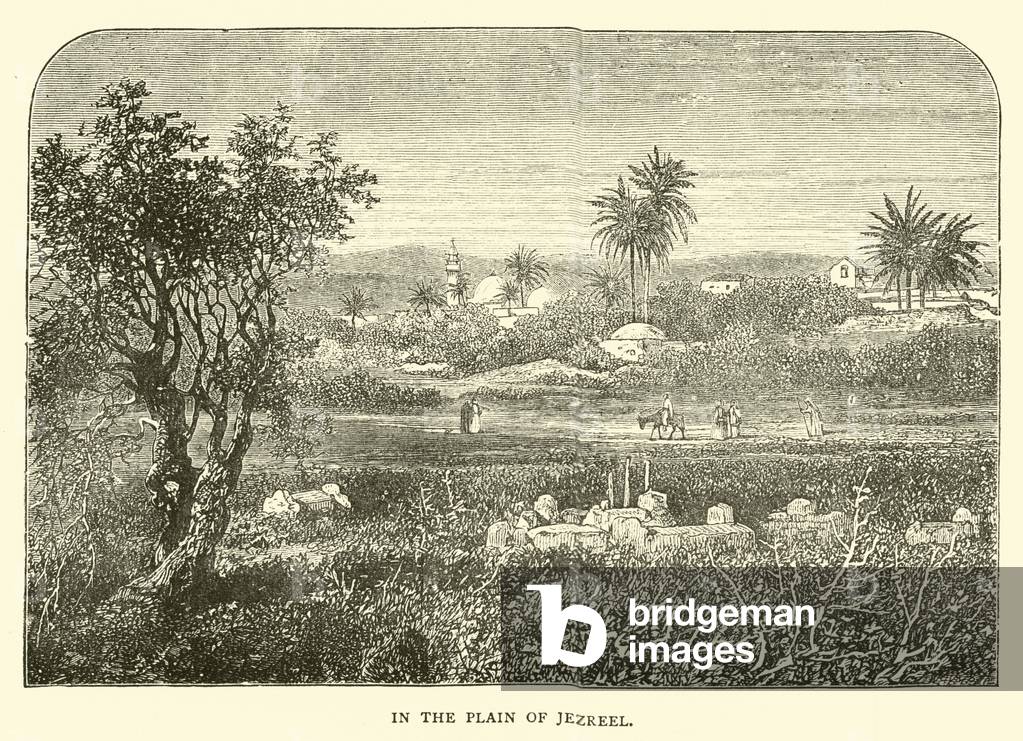 In the Plain of Jezreel (engraving)