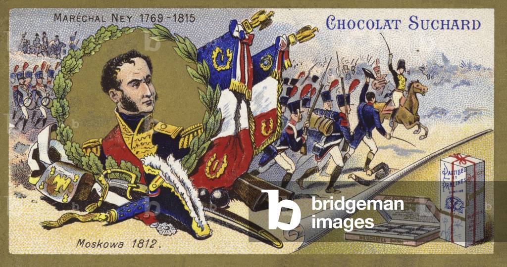 Marshal Ney at Moscow, 1812 (chromolitho)
