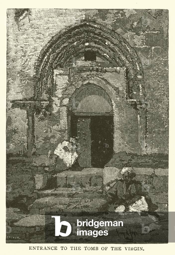 Entrance to the Tomb of the Virgin (engraving)