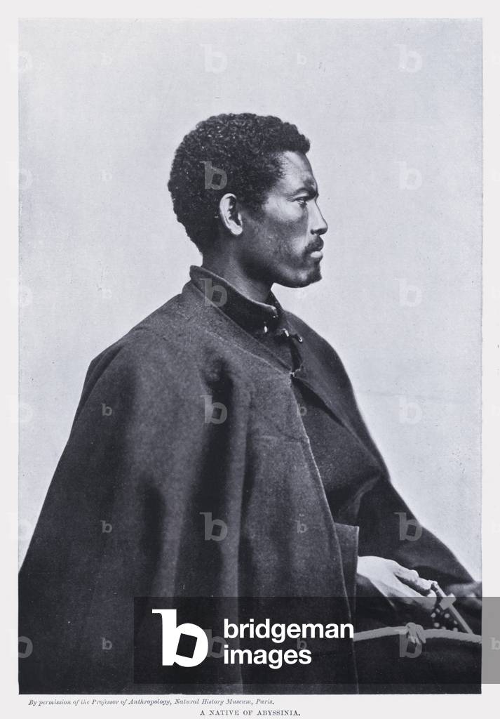 A Native of Abyssinia (b/w photo)