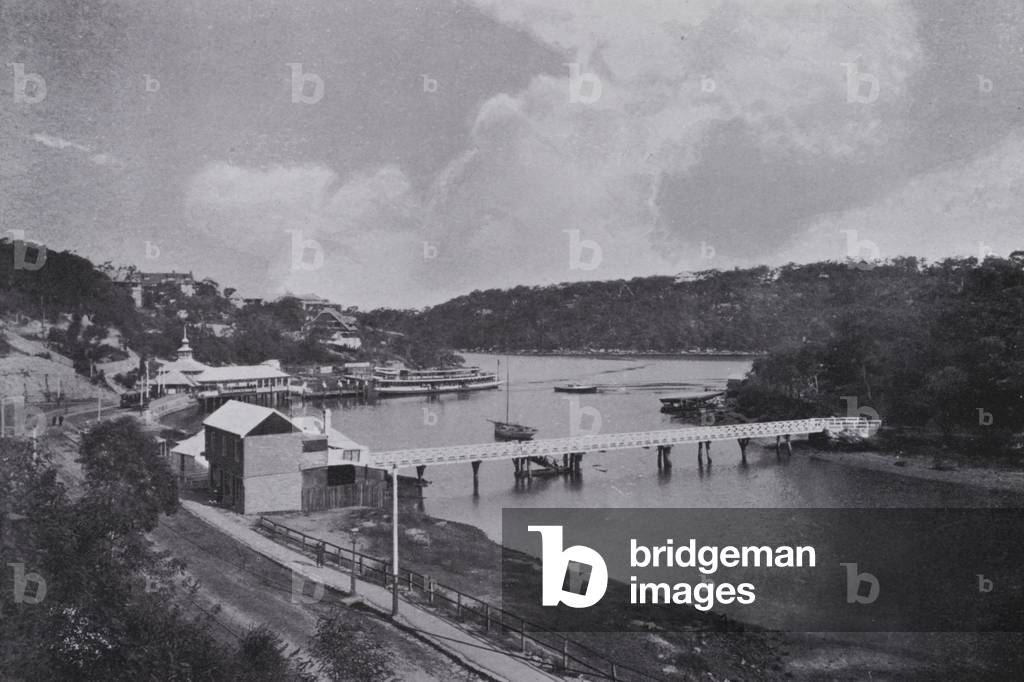 Sydney, NSW: Mosman's Bay (b/w photo)