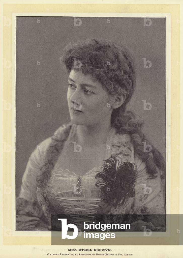 Miss Ethel Selwyn (b/w photo)