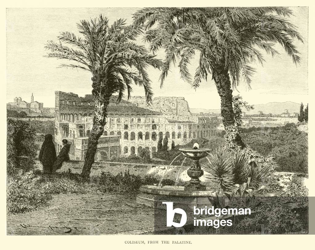 Coliseum, from the Palatine (engraving)