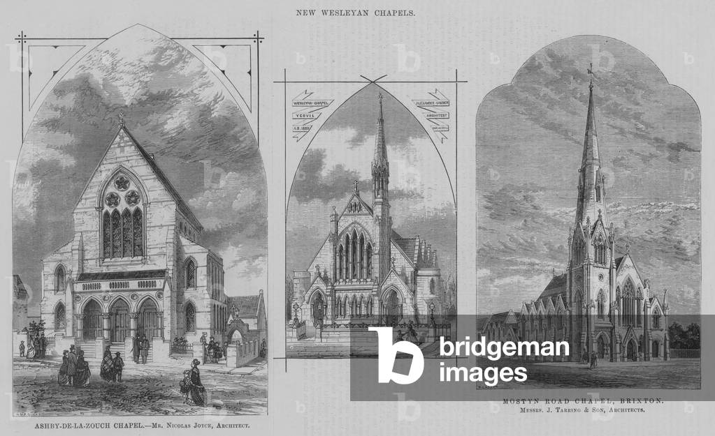 New Wesleyan Chapels (engraving)