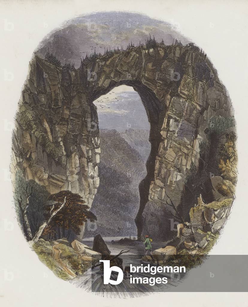 Natural Bridges (coloured engraving)