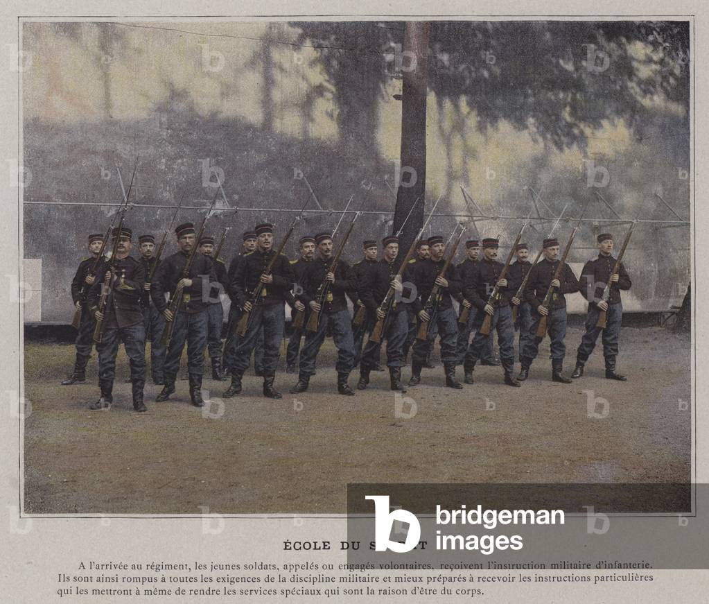 Ecole du Soldat (coloured photo)