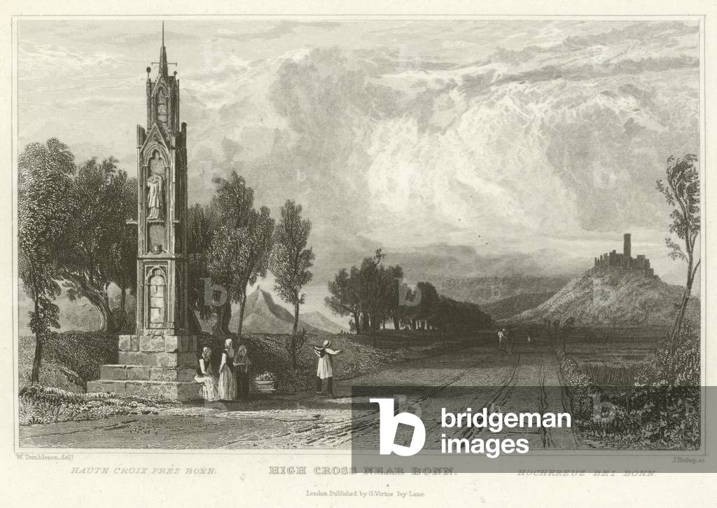 High Cross near Bonn (engraving)