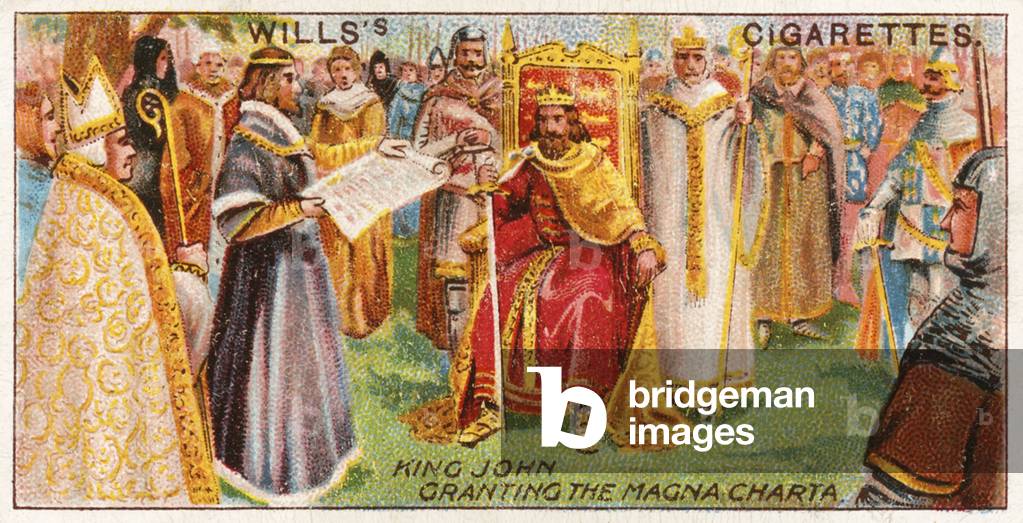 King John granting the Magna Charta