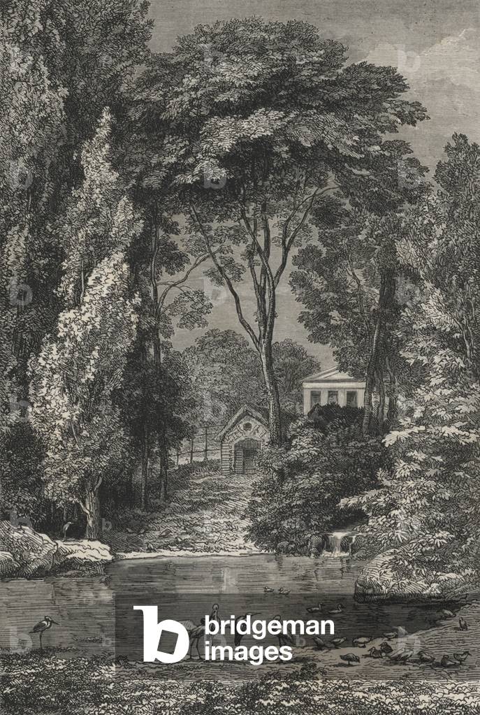 La Vallee Suisse Au Jardin Des Plantes De Paris (engraving)