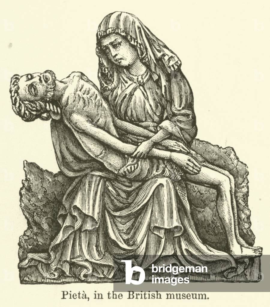 Pieta, in the British museum (engraving)