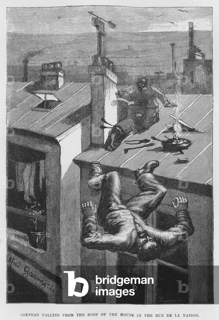 Illustration for The Assommoir, A Realistic Novel, by Emile Zola (engraving)